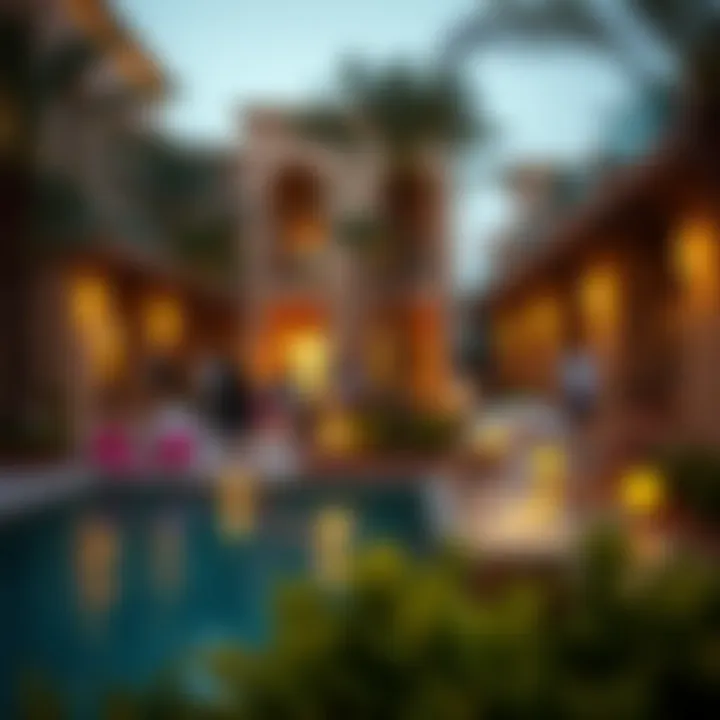 Vibrant community life and leisure activities in عين الفايضه